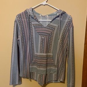 Wallflower pullover with hood size small